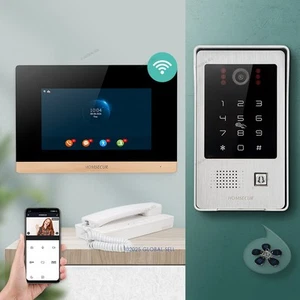 HOMSECUR WIFI Video Doorbell Intercom Card Access Night Vision Motion Detection - Picture 1 of 9