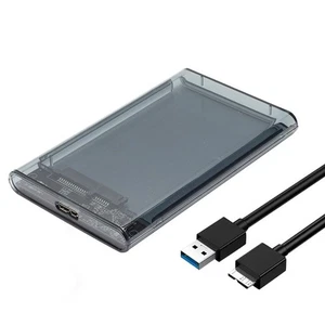 Transparent Design External Enclosure for 2 5 Inch For SATA SSD Drives - Afbeelding 1 van 34