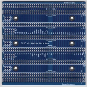 RC2014 - SC113 Backplane v1.1 - Bild 1 von 1