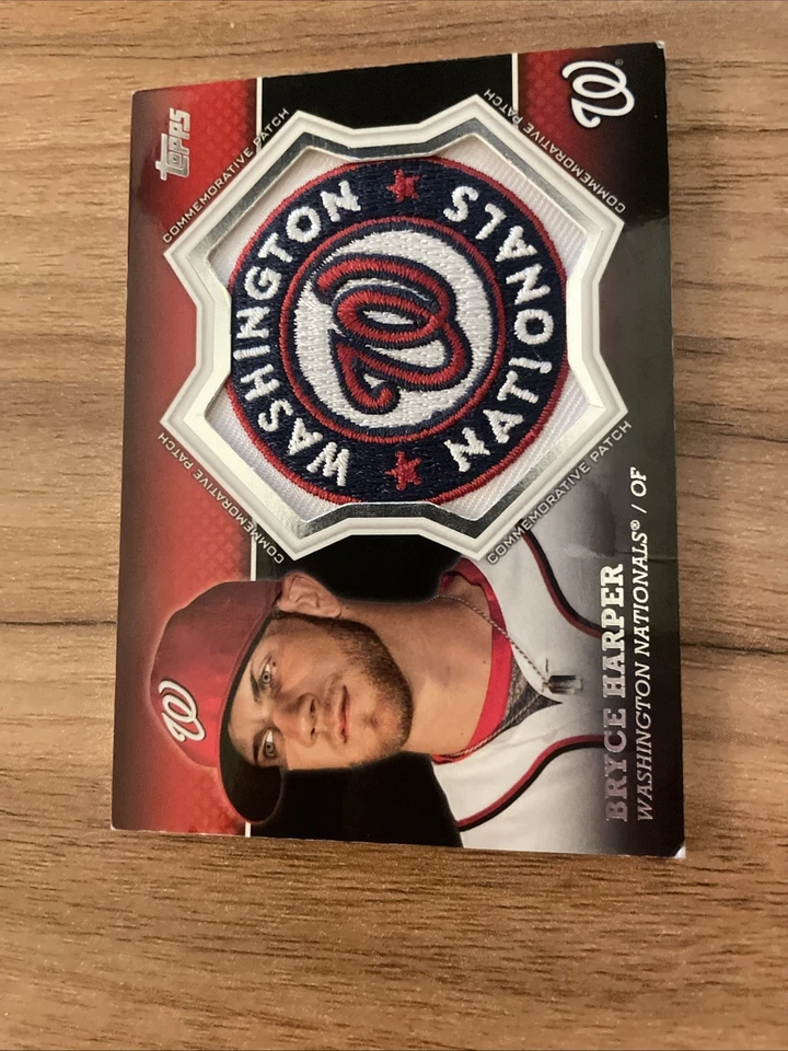 2013 Topps - Manufactured Commemorative Patch Bryce Harper #CP-15 - Image 1 of 4