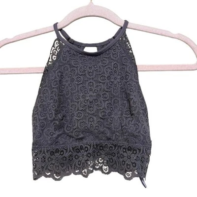 Aerie  Lace Bralette Bra Womens Small Dusky Purple Unpadded Lined - Image 1 of 4