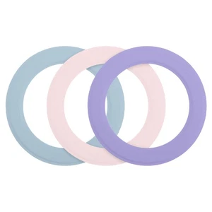 3Pcs Bague Autocollant Magnétique, Bague Adaptateur Magnétique, Bleu/Violet/Rose - Photo 1 sur 8