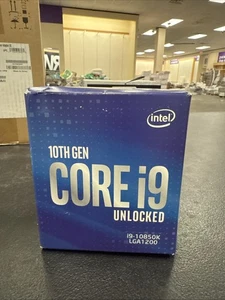 Processore desktop Intel Core i9-10900K 10a generazione LGA1200 sbloccato BX8070110900K - Foto 1 di 3