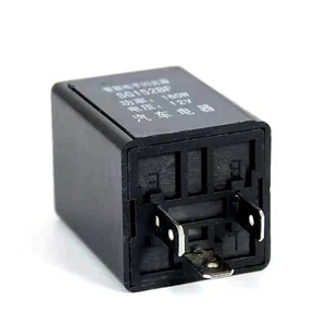 3 Pins Indicator Car Motorcycle 12V LED Relay Fix Blinker Flasher Indica-i- - Picture 1 of 5