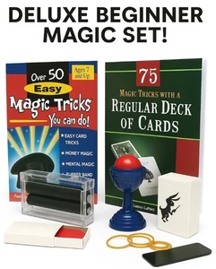 Deluxe MAGIC SET 2 HEFTE über 75 Tricks Kugel Vase Münze Streichholzschachtel Geldmacher - Bild 1 von 22