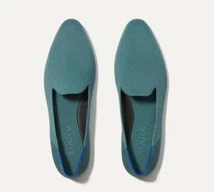 Rothy’s Women’s The Almond Loafer Size 11.5 In Blue Sage Flats Slip One - Picture 1 of 3