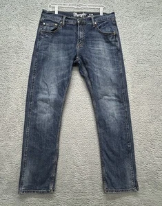 Wrangler Retro Jeans Herren 34x31 Blau Slim Straight Dark Wash American Denim - Bild 1 von 14