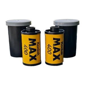 2 Rolls New No Box Kodak MAX 400 GC ISO 400 35mm Color Film, 24 Exposures Each - Picture 1 of 2