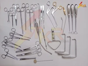 Mandeln & Adenoid Tablett chirurgische Instrumente 30-teiliges Set - Bild 1 von 5