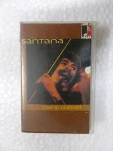 SANTANA LIVE IN CONCERT RARE orig CASSETTE TAPE INDIA CLAMSHELL 1995 - Picture 1 of 4