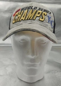 Kansas City Royals 2015 World Series Champs Hat Cap New Era 39Thirty - Picture 1 of 7