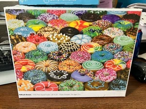 Schwierige Donuts 1000-teiliges Puzzle NEU versiegelt 28 Zoll x 20 Zoll. - Bild 1 von 4