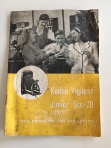 Kodak Vigilant Junior Six-20 Manual Collectible M-185 4-47-CH-IX Kamera - Bild 1 von 12