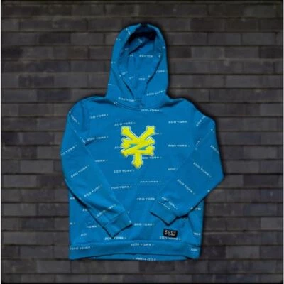 Vintage Y2K Youth Zoo York Blue Hoodie AOP Size XL (16) 20x23 - Image 1 of 4