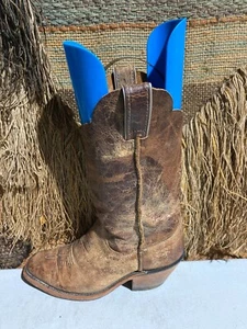 Justin Bent Rail Wildwood Brown Leather Cowboy Western Boot Shoes Men's US 7.5B - Picture 1 of 8