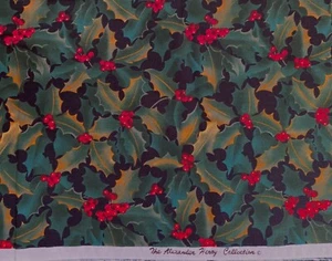 HOLLY & BERRYS Stoff, Weihnachten, Alexander Henry, 34"+ - Bild 1 von 2