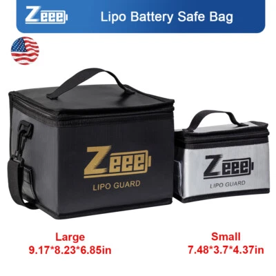 Zeee Lipo Battery Bag Safety Guard Fireproof Explosion Proof for Charge&Storage - Image 1 of 4