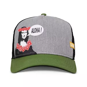 Coastal HFT Mona Cap Grey High Fit Trucker Meshcap Baseball Hat - Picture 1 of 3
