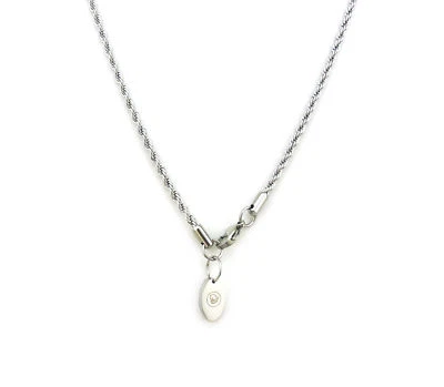 T-Prime 2114 silber Magnetplättche Kette Bio magnet TCM by Magnetschmuck -4you - Bild 1 von 3