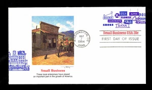 Papelería postal para pequeñas empresas 1984 EE. UU. #U606 cubierta de primer día (ESP #4761) - Imagen 1 de 1