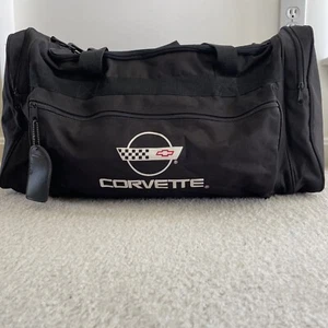 Borsone da viaggio vintage Corvette C4 logo Chevy Chevrolet nero - Foto 1 di 15