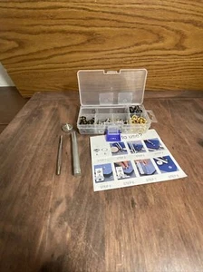 Kit de ojales, ojales de 1/4 de pulgada, varios colores, ver fotos, algunos usados - Imagen 1 de 5