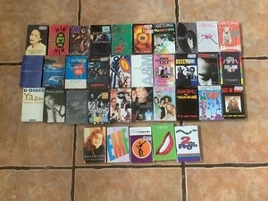 35 X 90s Cassette Tape Singles In Card Sleeves EMF Carter Fugees Spice Girls - Picture 1 of 4