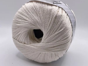 Cream Ribbon Yarn 44427 Ice Yarns Sale Summer Skinny Tape Ribbon 50g 92yds - Picture 1 of 5