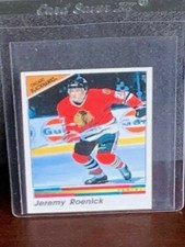 1990-91 Panini JEREMY ROENICK CHICAGO BLACKHAWKS hockey Stickers Player Select #