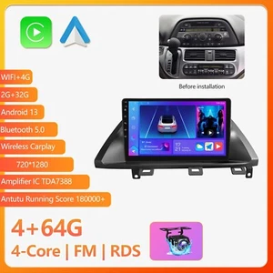 4+64GB CarPlay Android 13 For Honda Odyssey 2005-2010 Car Stereo Radio GPS NAVI - Picture 1 of 16