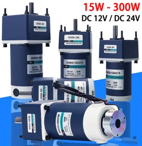 Motor de engranajes metálico DC 12V 24V 15W - 300W motores de corriente continua 10 rpm-600 rpm - Imagen 1 de 15