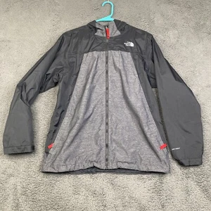 The North Face Dry Vent Gray Black Jacket Boys Youth Size 18-20 XL Shell - Picture 1 of 13