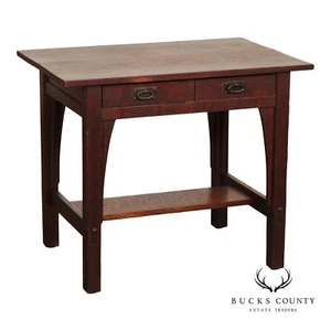 Gustav Stickley Antique Mission Oak Library Table - Picture 1 of 15