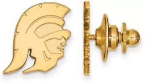 14K Yellow Gold University of Southern California Tie Tac by LogoArt (4Y027USC) - Picture 1 of 2