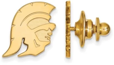 14K Yellow Gold University of Southern California Tie Tac by LogoArt (4Y027USC) - Image 1 of 2