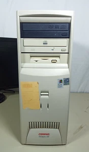 Vintage Compaq DeskPro EN Pentium III 866MHz 64MB RAM Win 98 - Boots to BIOS - Picture 1 of 18