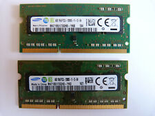 2x 4GB Samsung M471B5173QH0-YK0 1600MHz 4GB DDR3 PC3L-12800S PC RAM SO-DIMM Kit