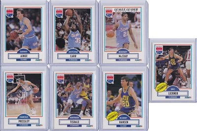 Sacramento Kings 1990-91 Fleer Basketball Team Set 7 Cards - Image 1 of 4