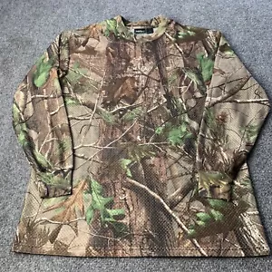 Red Head Shirt Mens Medium Realtree Hunting Camouflage Vented Mesh Long Sleeve - Picture 1 of 17