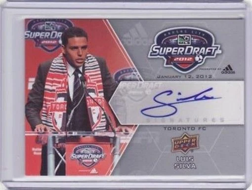 2012 Upper Deck MLS Super Draft Signatures #LS Luis Silva Autograph Auto Flat SH - Image 1 of 1