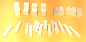 Settlers of Catan Replacement Pieces Cities Settlements Roads - Picture 1 of 1