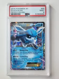 Pokemon Cards - Glaceon EX 20/124 PSA 9 - Picture 1 of 1