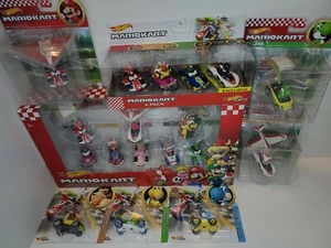  NEU 2021 Hot Wheels Mario Kart Glider 18er SET! 4er-Pack, 8er-Pack Sammler-Set - Bild 1 von 12