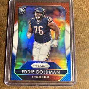 2015 Panini Prizm Refractor Eddie Goldman RC #235 Chicago Bears - Picture 1 of 2