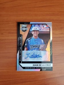 Juan De La Cruz - 2021 Panini Elite Extra Edition #197 Autograph DPL AUTO