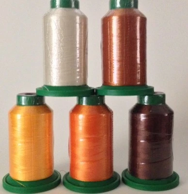 Fall Kit - 5 pack of Isacord Embroidery Thread 1000m - (New in wrapper) - Image 1 of 4