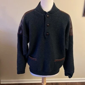 Vintage Walter Hagen Wool XCR Pullover 3 Button Size Medium - Picture 1 of 16