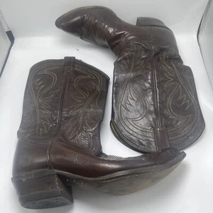 Tony Llama Womens Dark Brown Western Cowboy Boots Size 9.5 H3408 - Picture 1 of 7