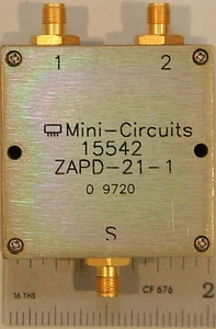 Mini-Circuits ZAPD-21-1 Coaxial Power Splitter/Combiner 2-Way 0º 50Ω 500-2000MHz - Bild 1 von 1