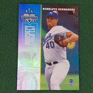 Runelvys Hernandez 2003 Donruss Champions ROOKIE Card #34 serial #d 10/25 - Picture 1 of 11